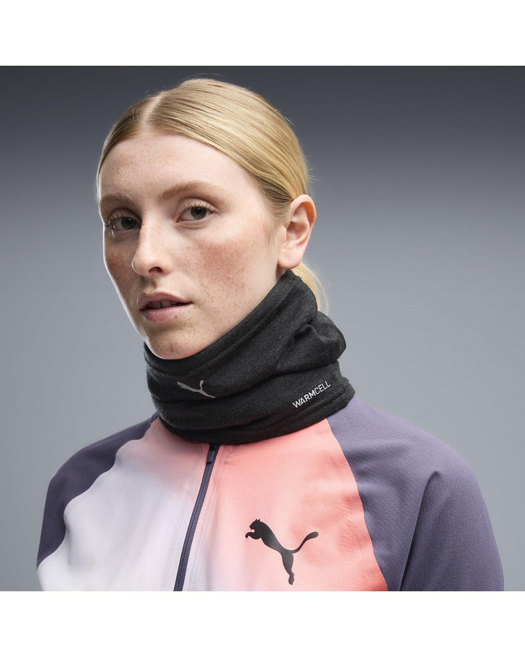 PUMA Black Merino Hooded Snood