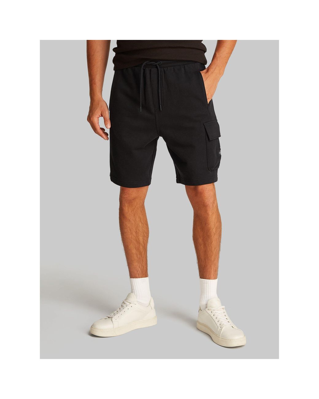 Calvin Klein Black Woven Label Short for men