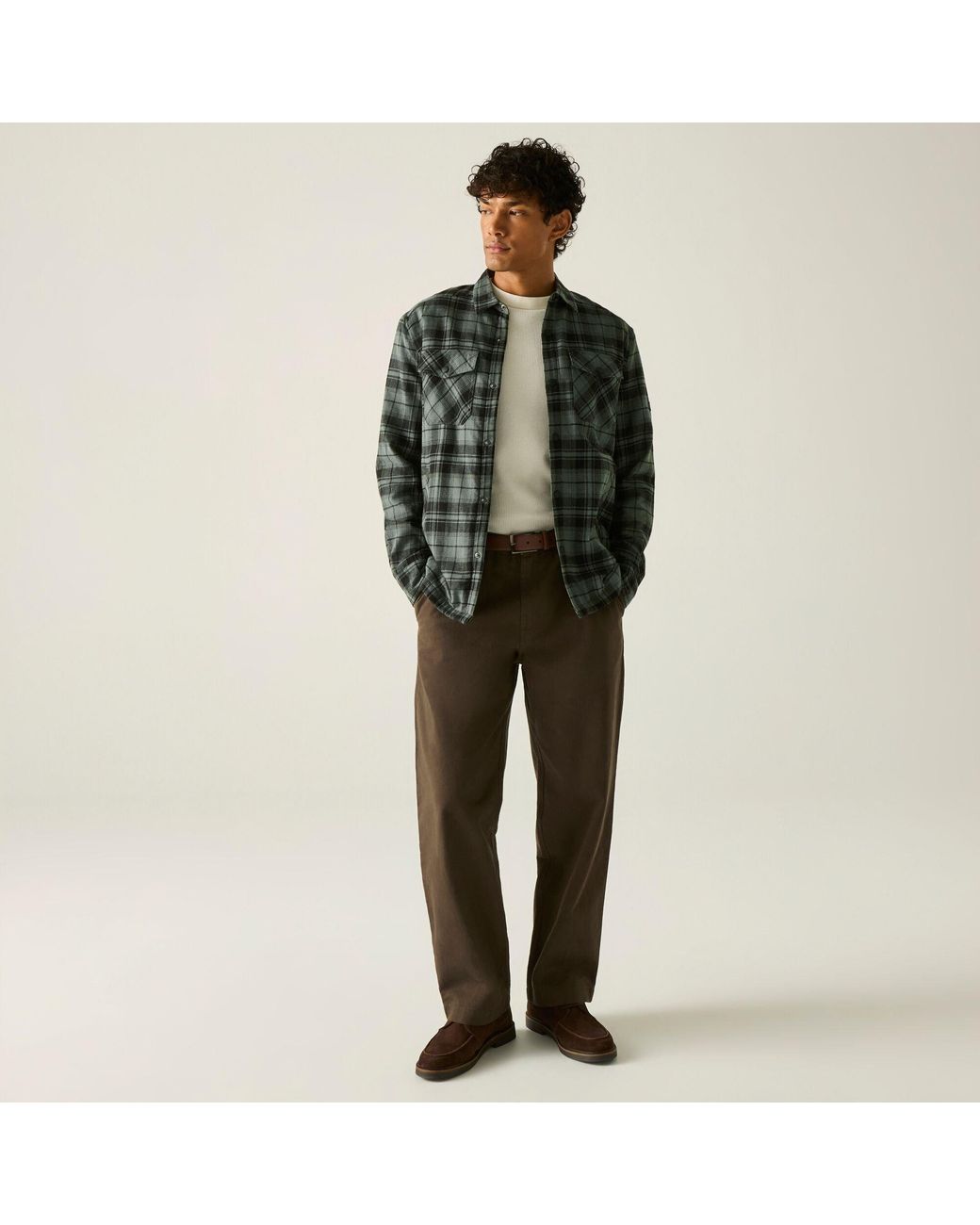 Regatta Green Spennith Shacket for men