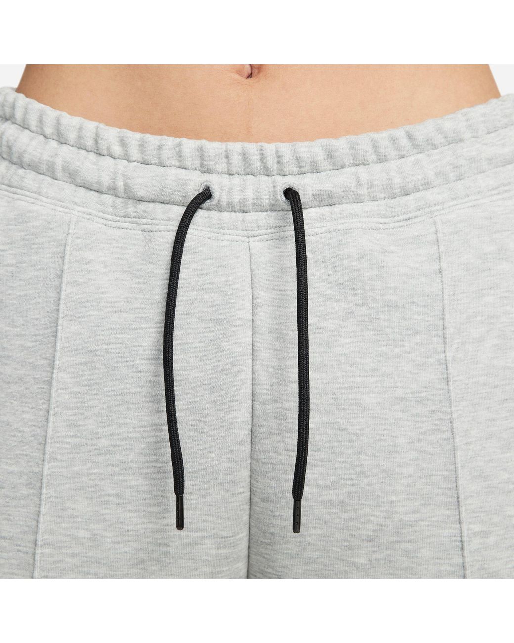 Nike Gray Sportswear Tech Fleece Mid-Rise Jogger Pants