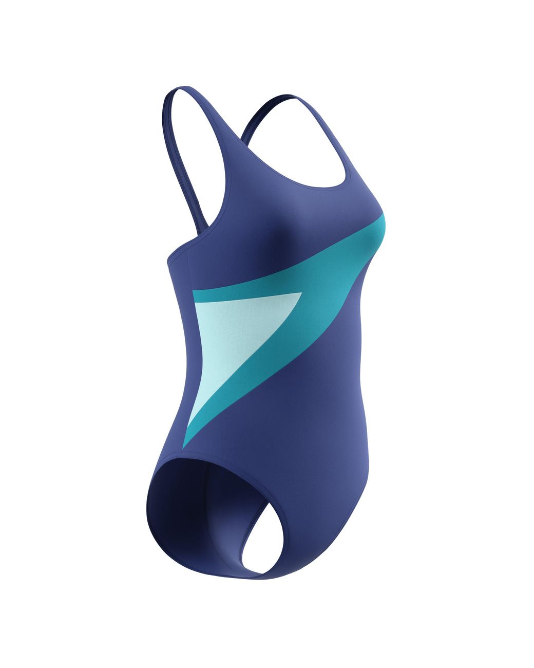 Speedo Blue Hyperboom Butterfly-Back One-Piece Swimsuit