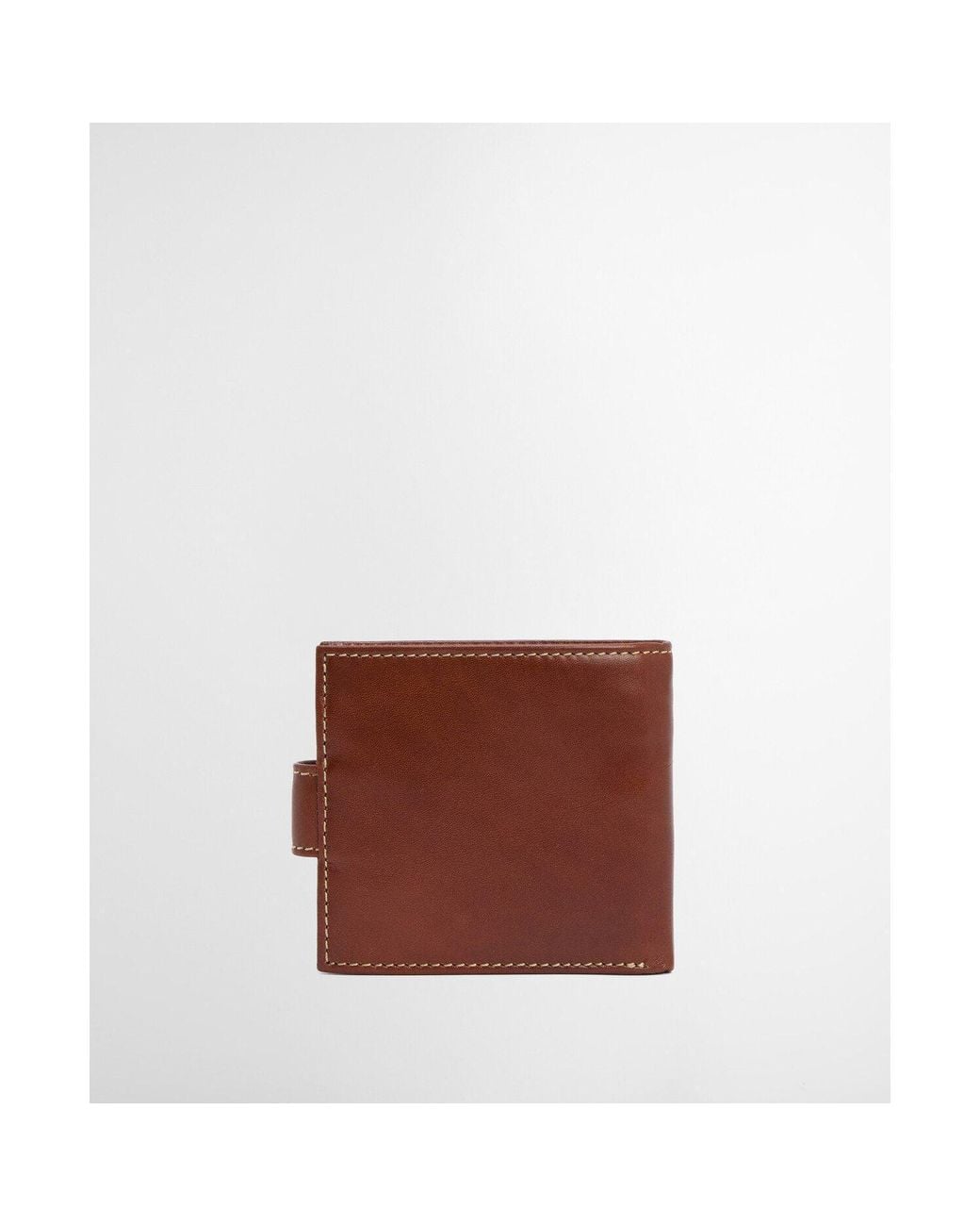 Barbour Brown Bolam Leather Billfold Wallet for men