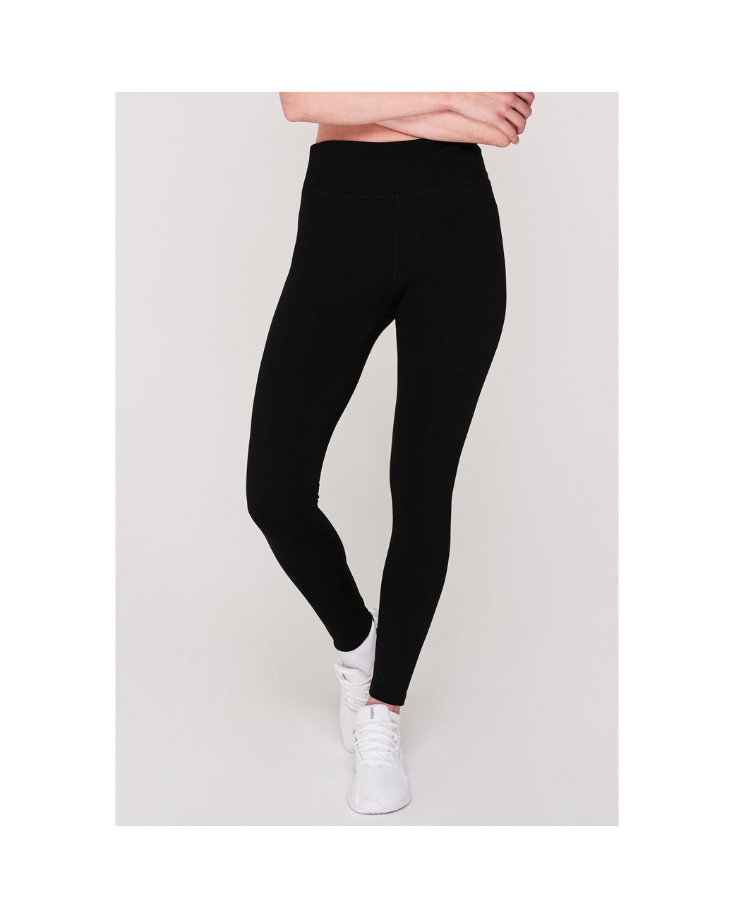 DKNY Black High Waisted Logo Sports Leggings