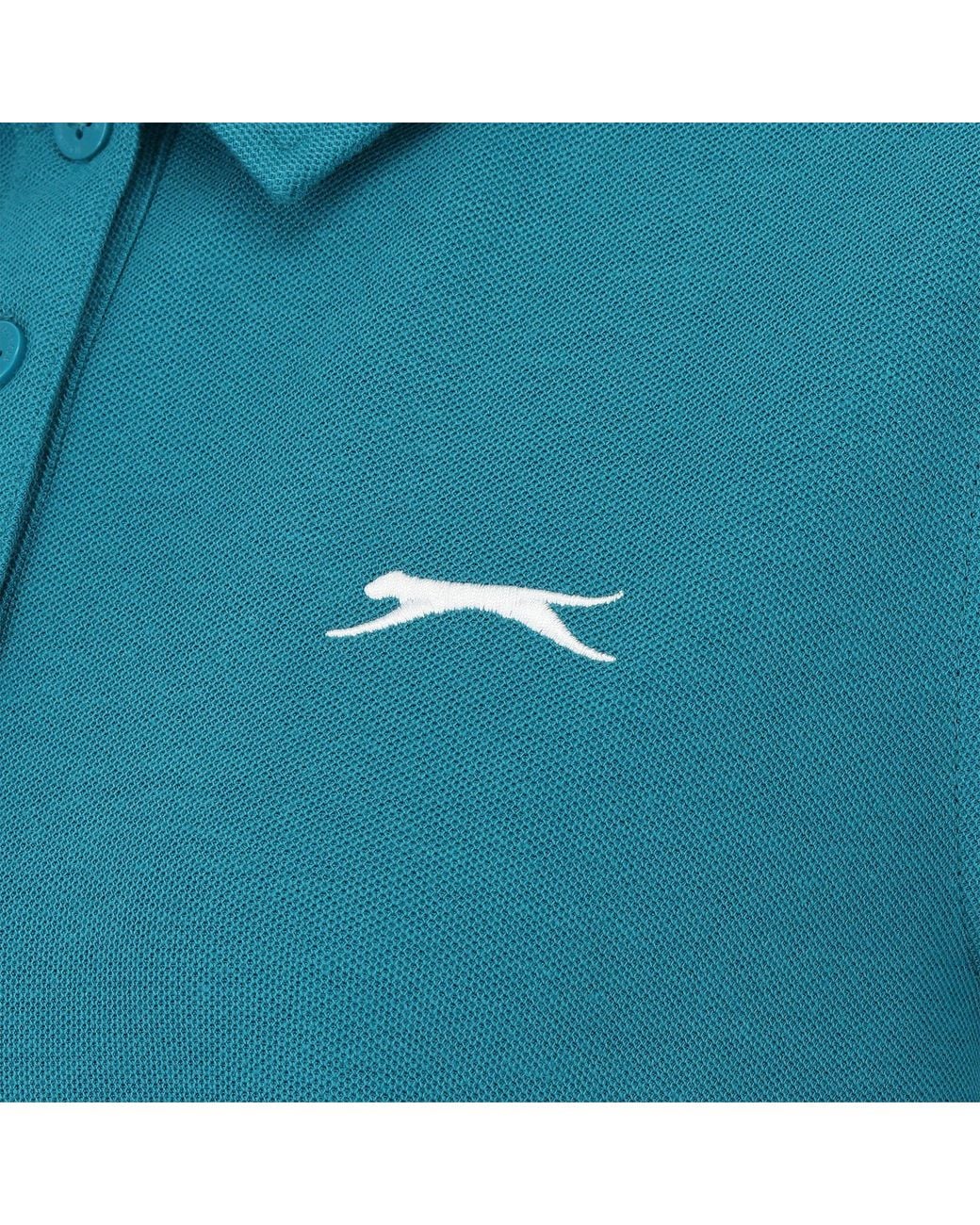 Slazenger 1881 Blue Pique Polo