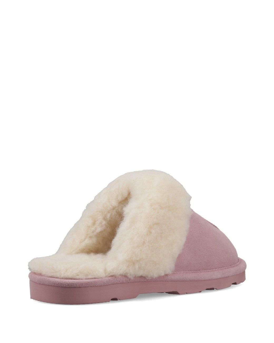 BEARPAW Pink Loki Ii Suede Mule Slippers