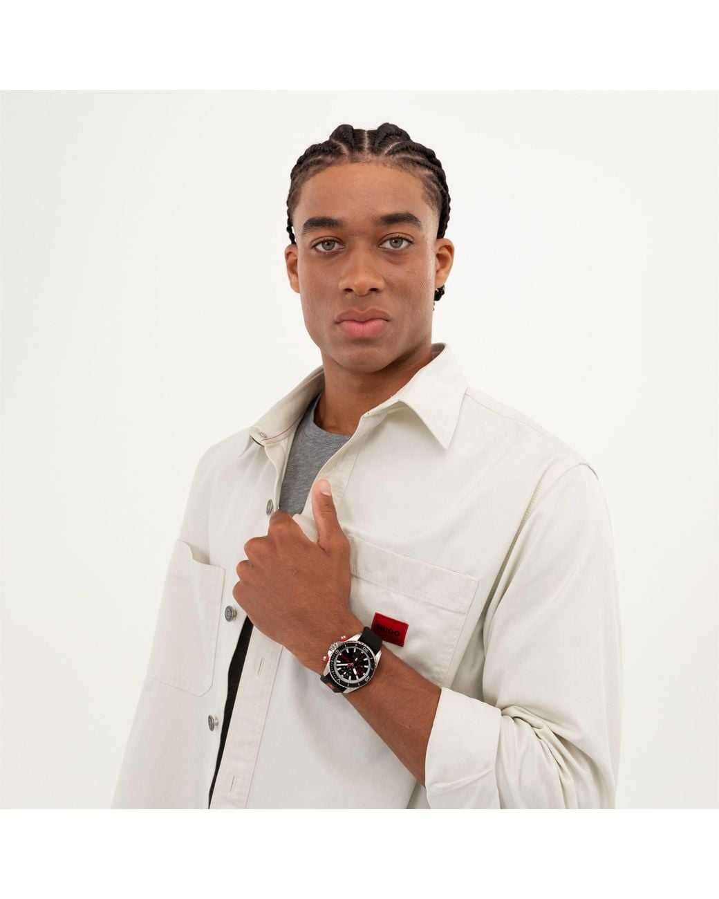 HUGO Black Gents #Dive Watch for men