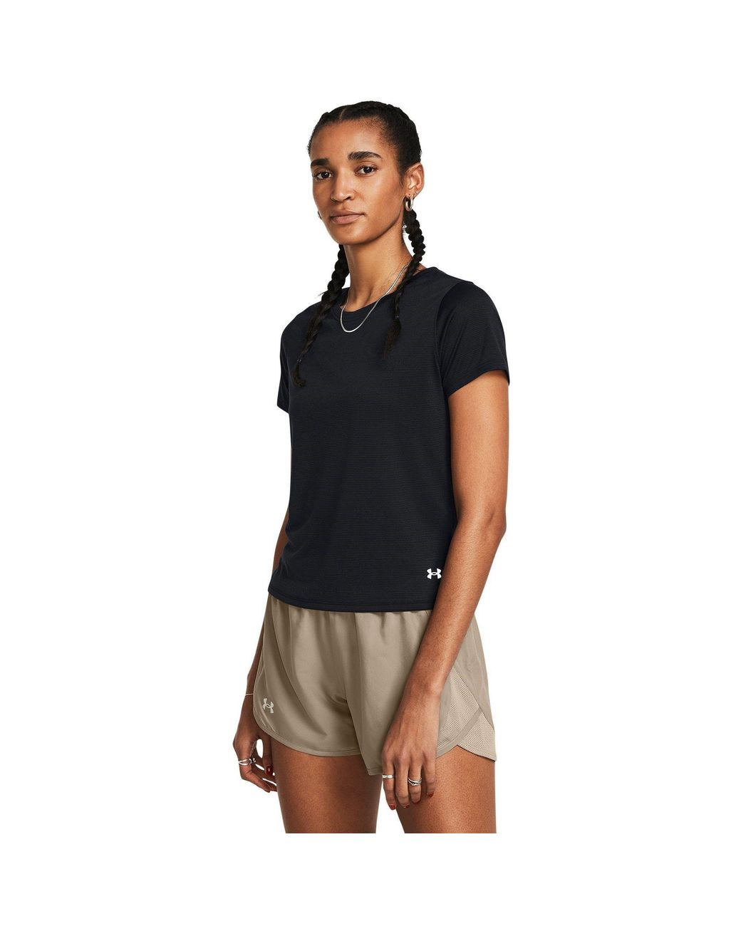 Under Armour Black Ua Launch Short Sleeve