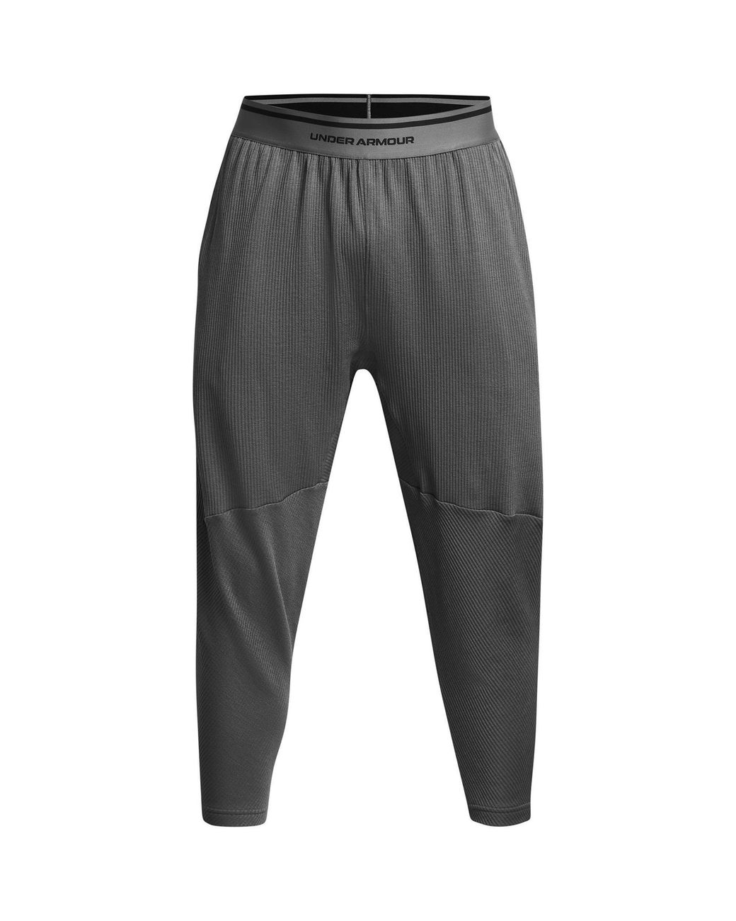 Under Armour Gray Ribbed Open Hem Fleece Joggers for men