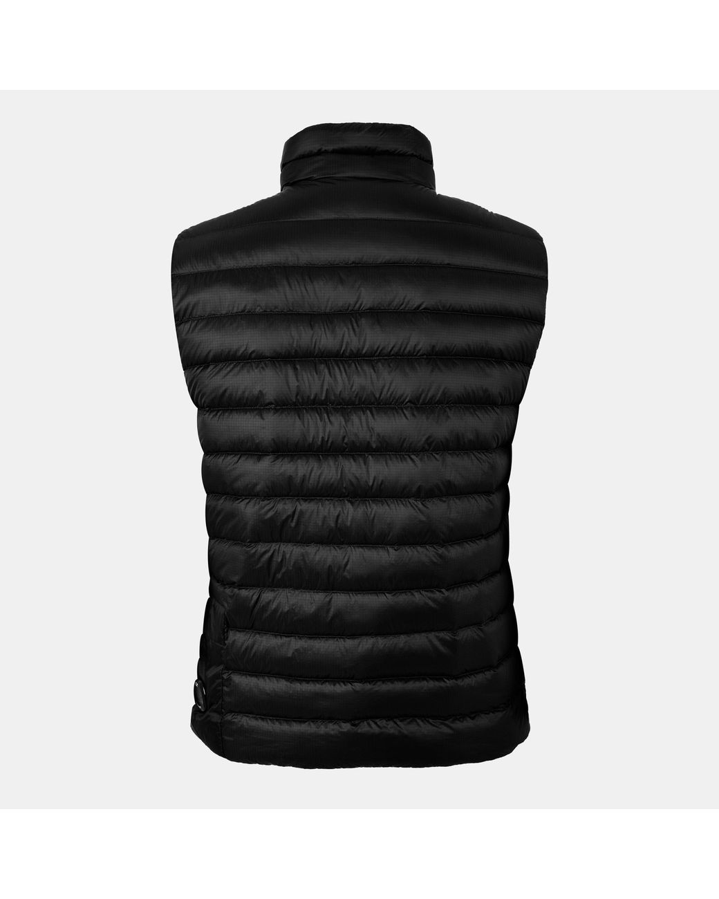 C P Company Black Weather-Resistant Sleeveless Gilet for men