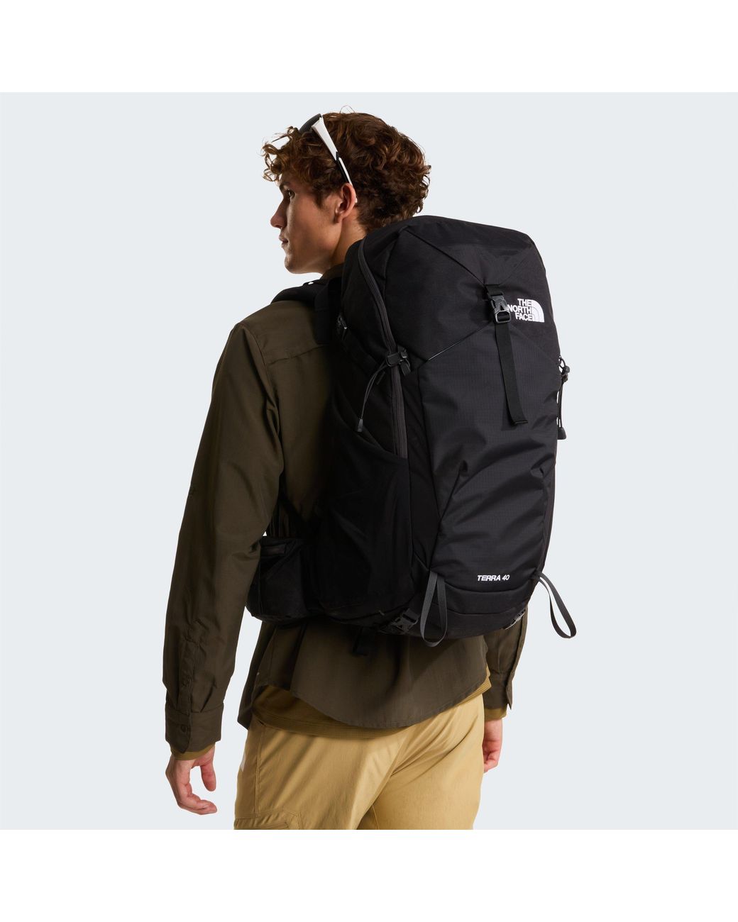 The North Face Black Terra 40L Backpack for men