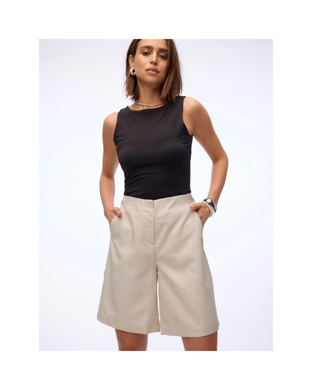 Vero Moda Multicolor Nancy Bermuda Shorts
