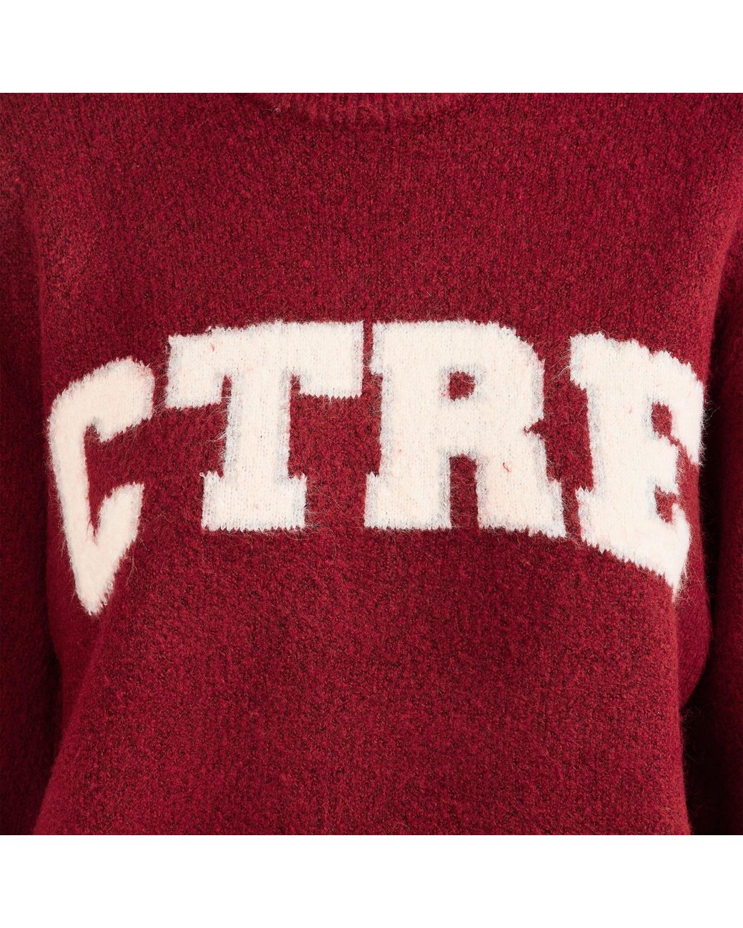 The Couture Club Red Knitted Sweatshirt