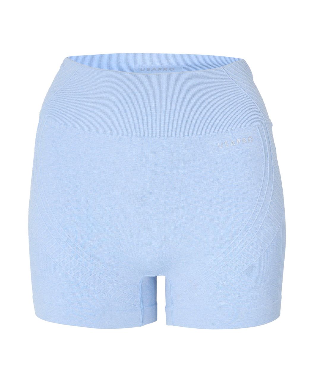 Usa Pro Blue Seamless 3 Inch Shorts