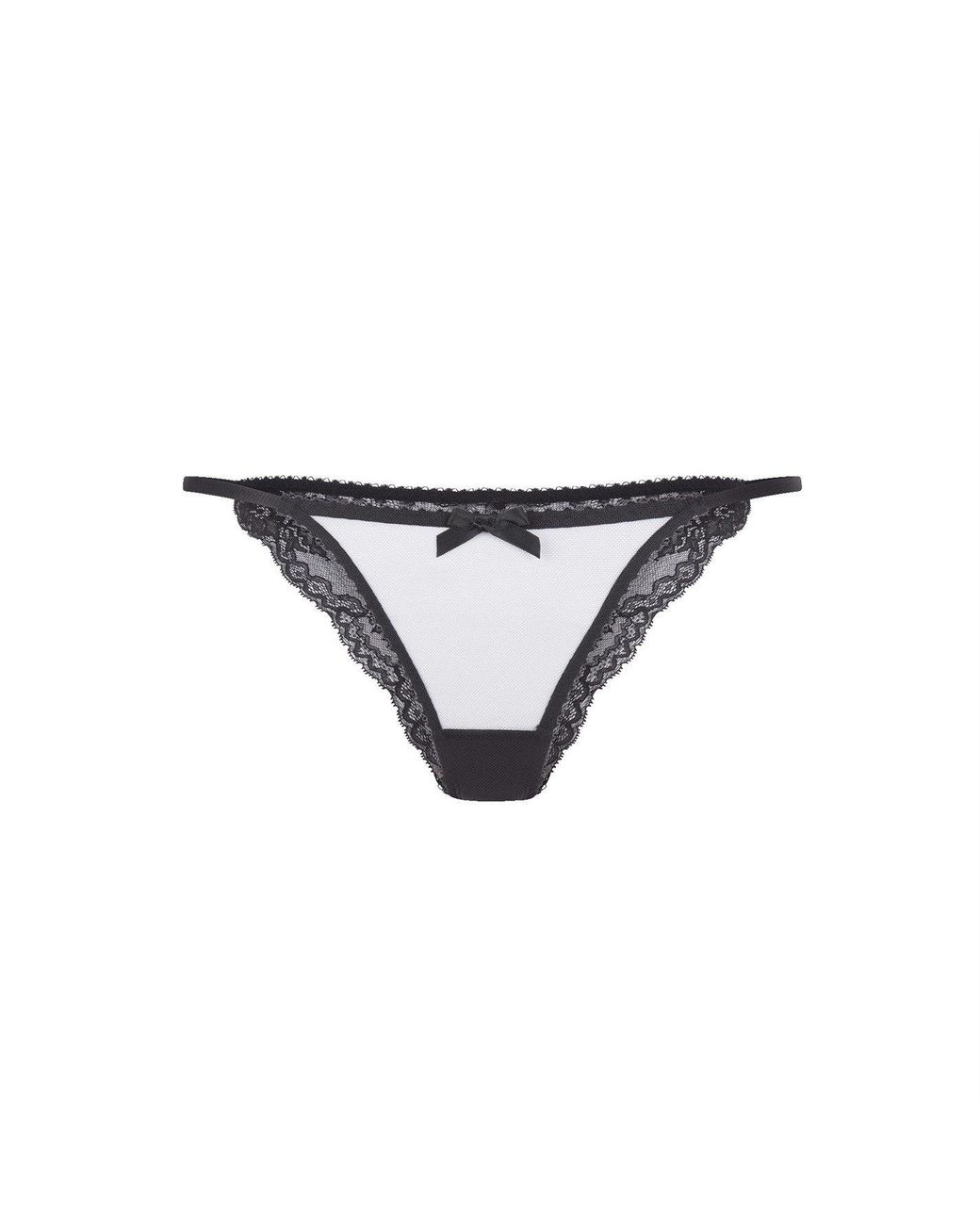 Agent Provocateur Brown Ettie Lace Briefs