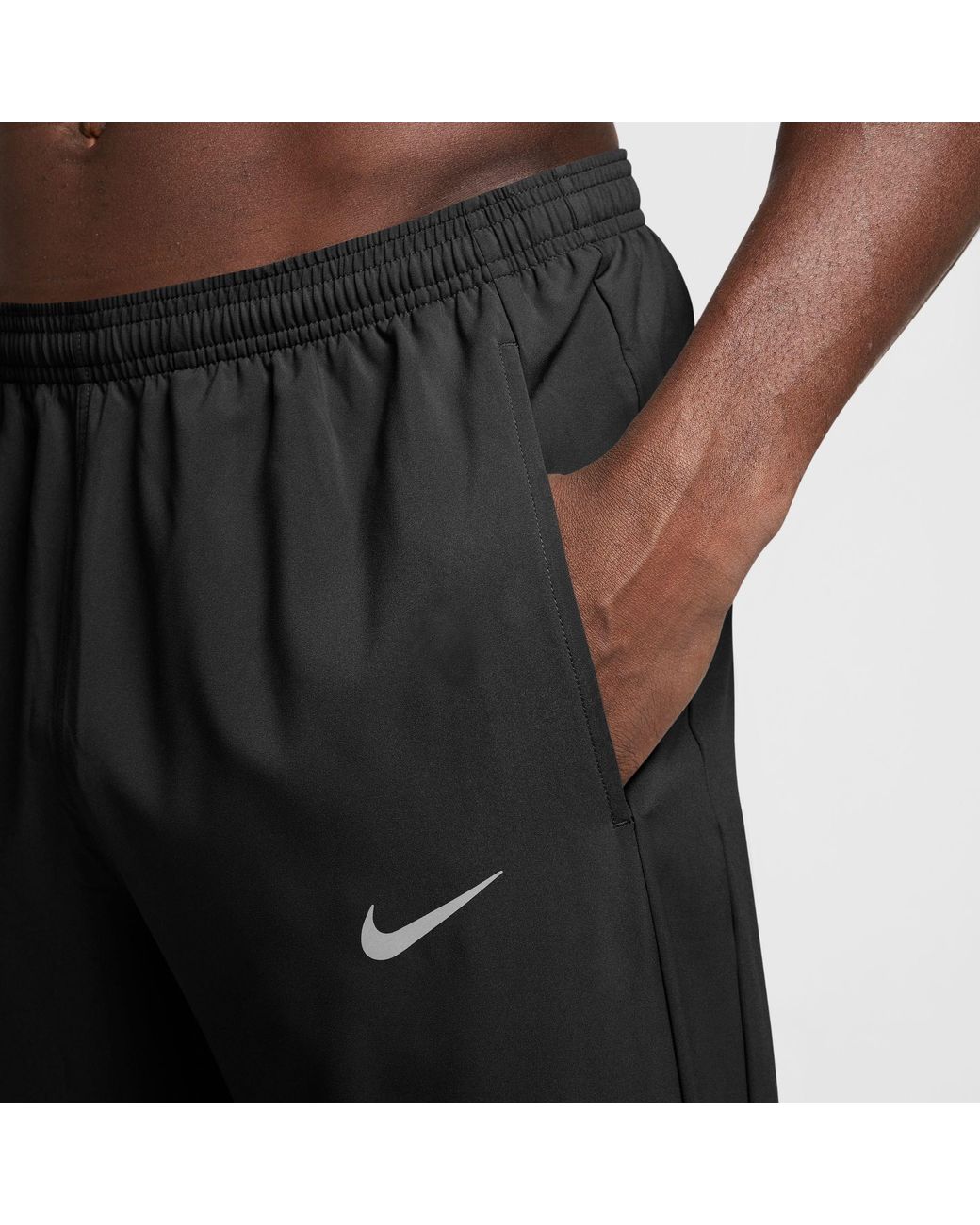 Nike Black Miler Pant Dri-Fit Tracksuit Bottoms for men