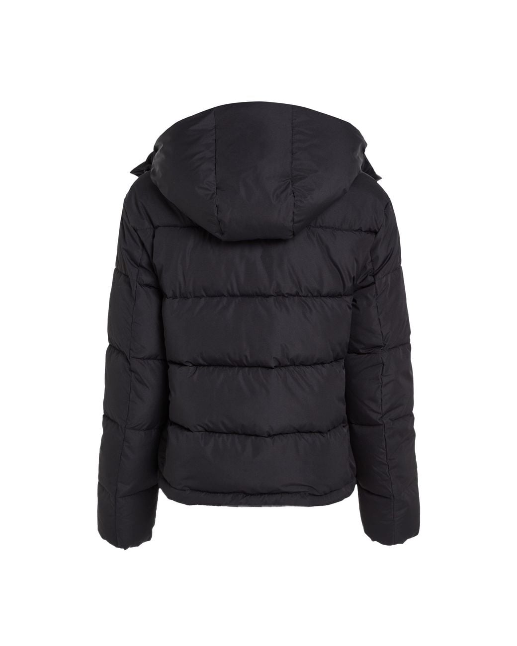 Calvin Klein Blue Essential Water Resistant Rds-Certified Down Short Puffer Jacket