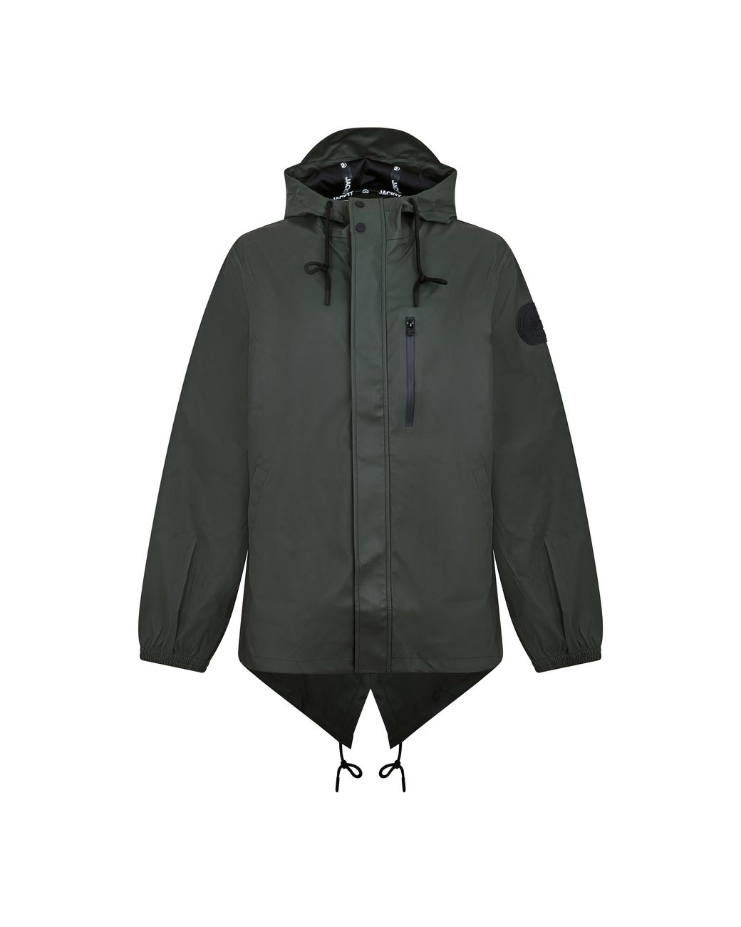 Jacket Gray Elements Rain Anorak for men
