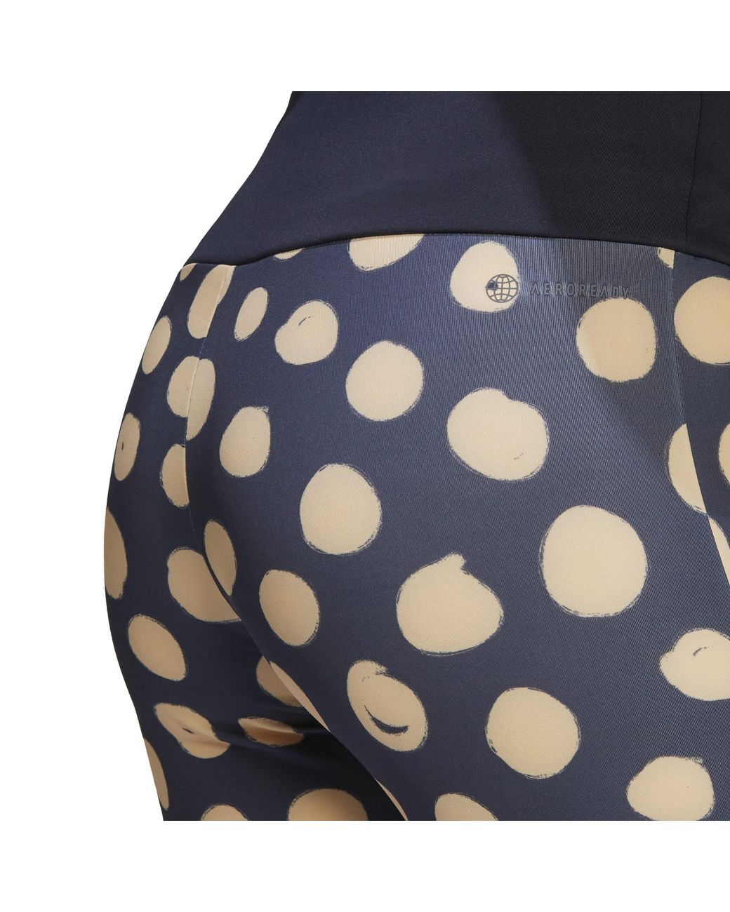 Adidas Blue Farm Print Bike Shorts