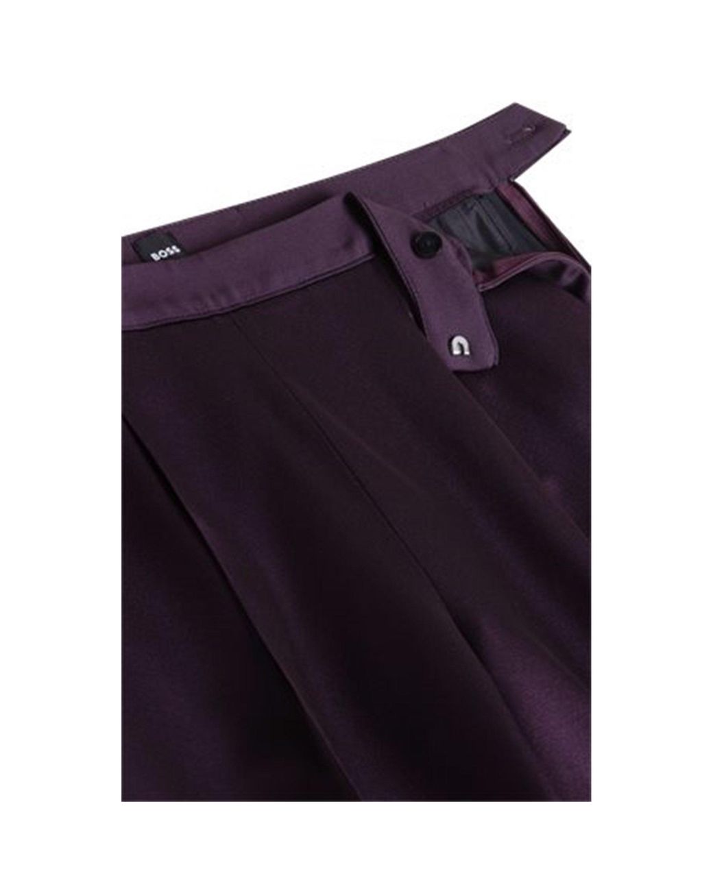 Boss Blue Straight Leg Trousers