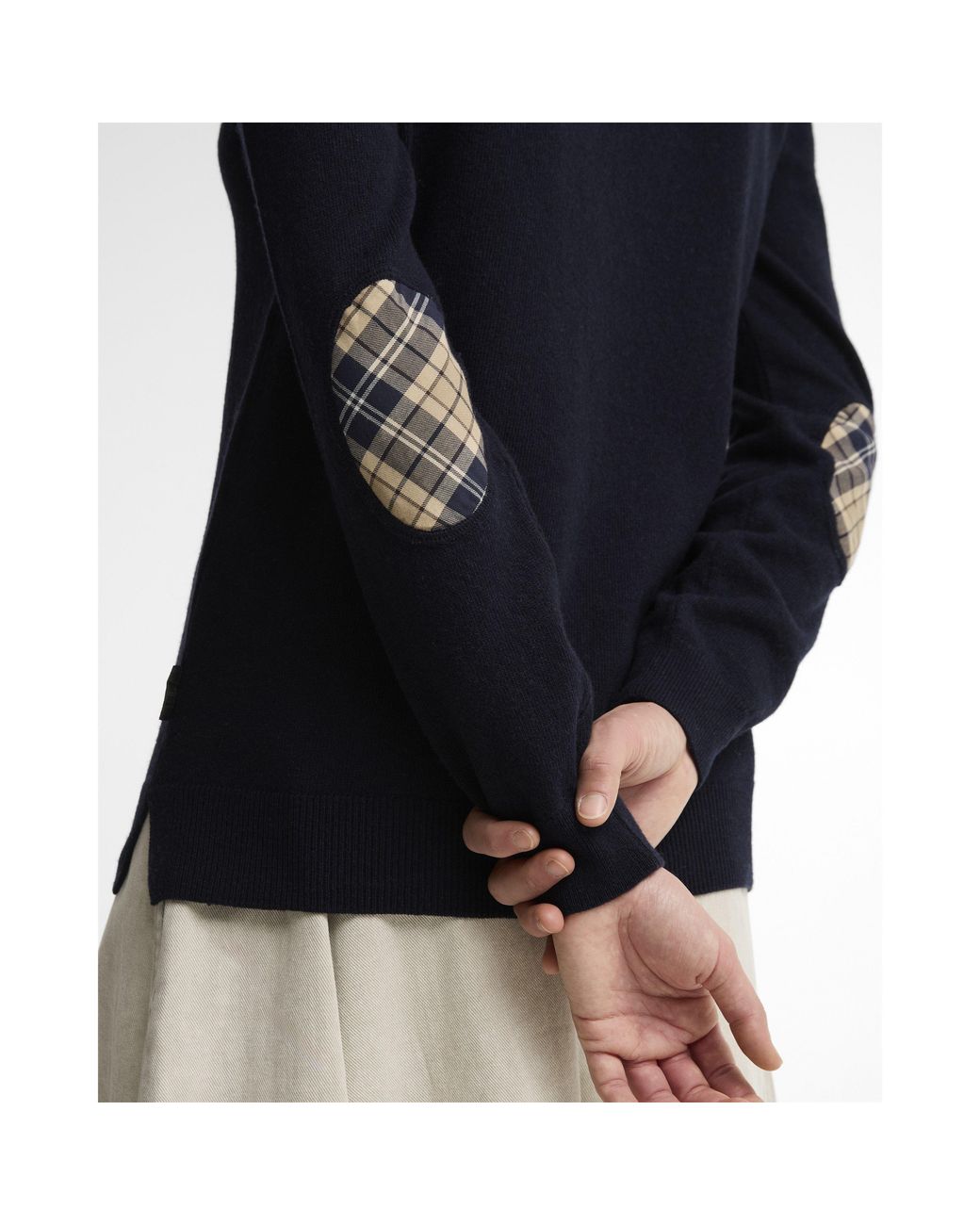 Barbour Blue Pendle Crew Neck Jumper