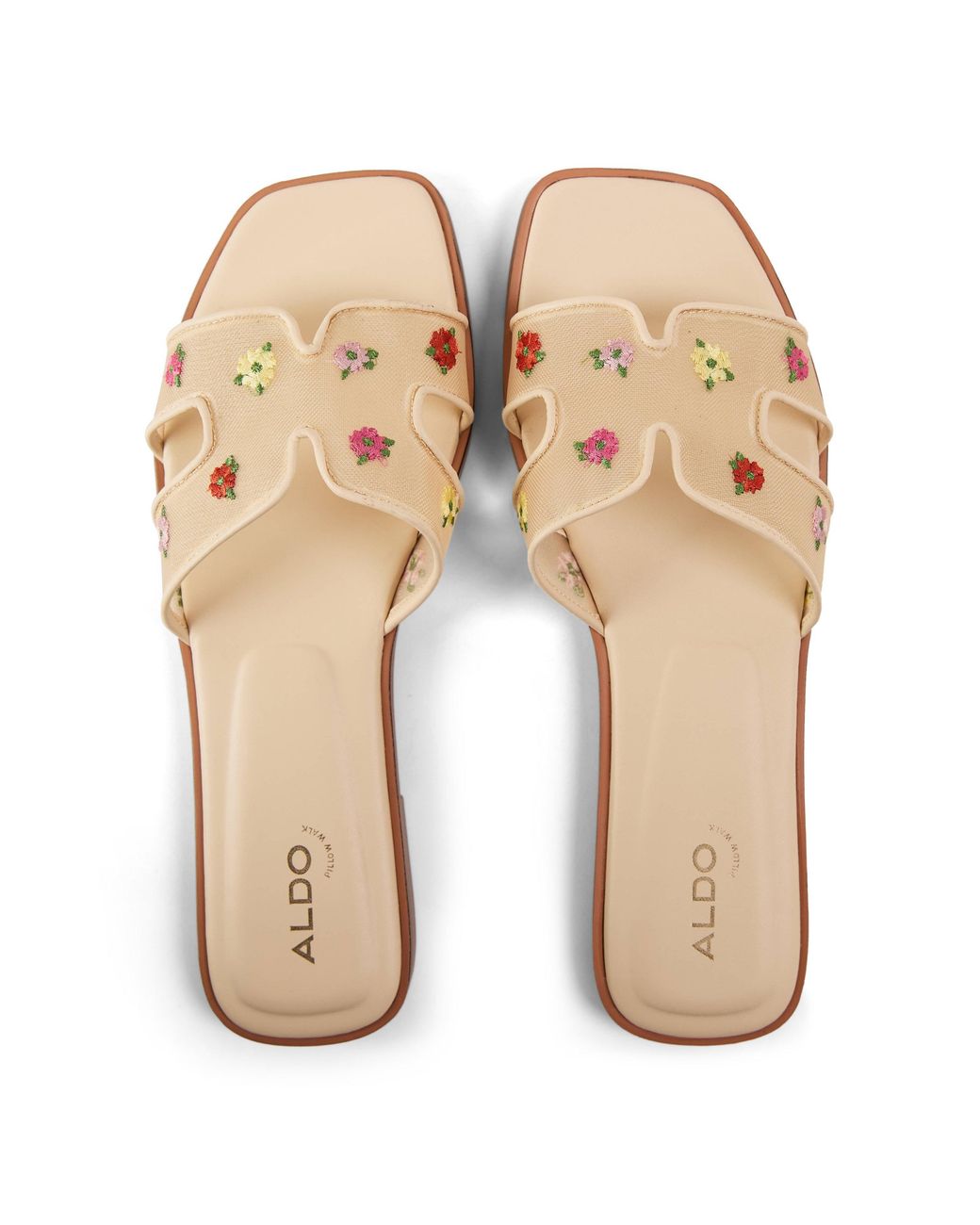 ALDO Natural Flat Sandals