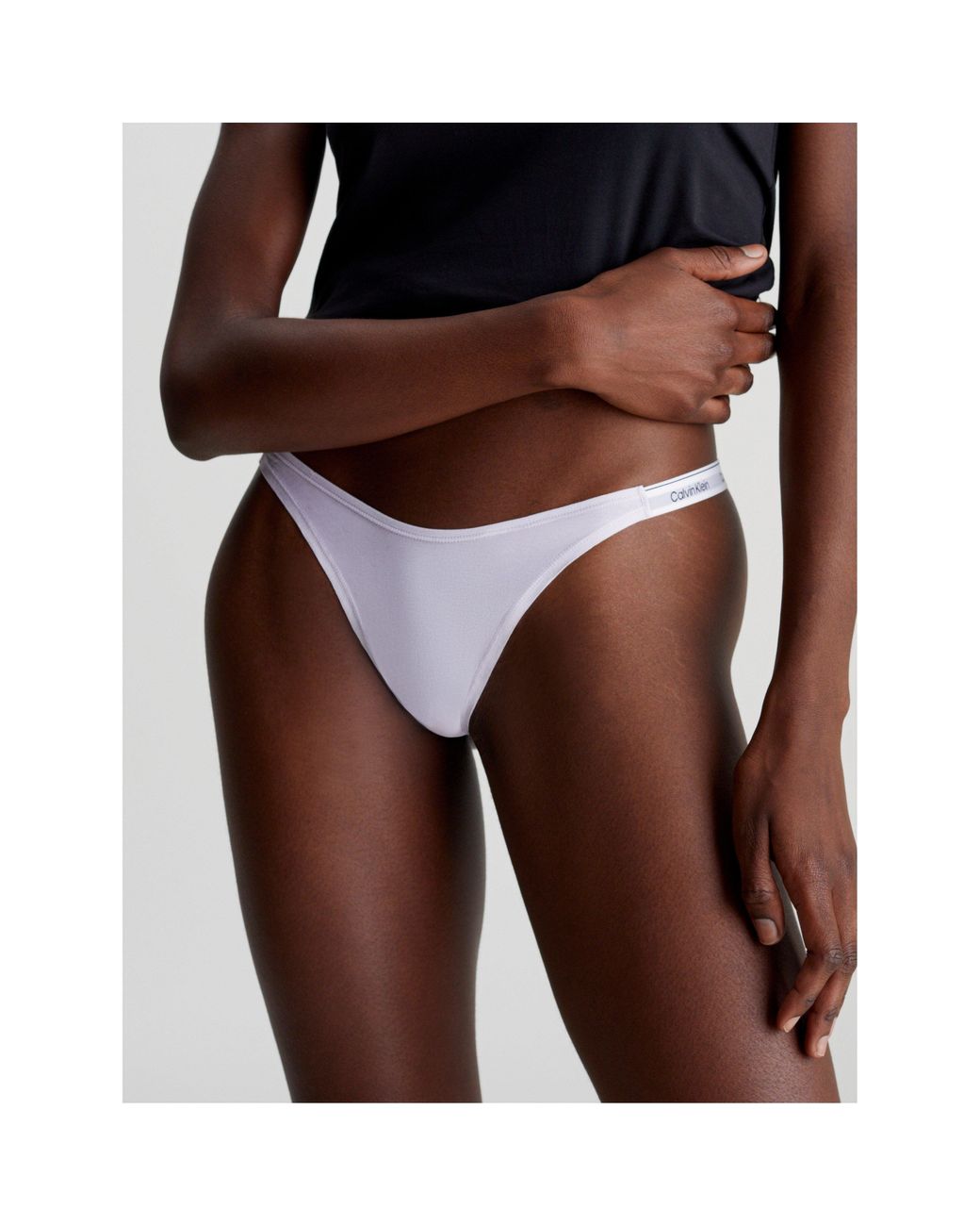 Calvin Klein Brown String Thong (Dipped)