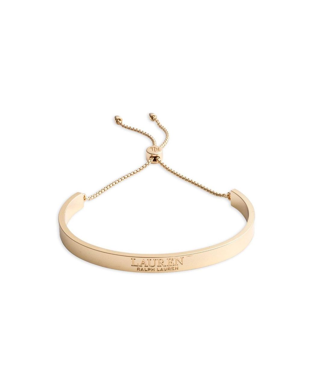 Ralph Lauren Metallic Lauren Ralph Lauren Logo Slider Bracelet