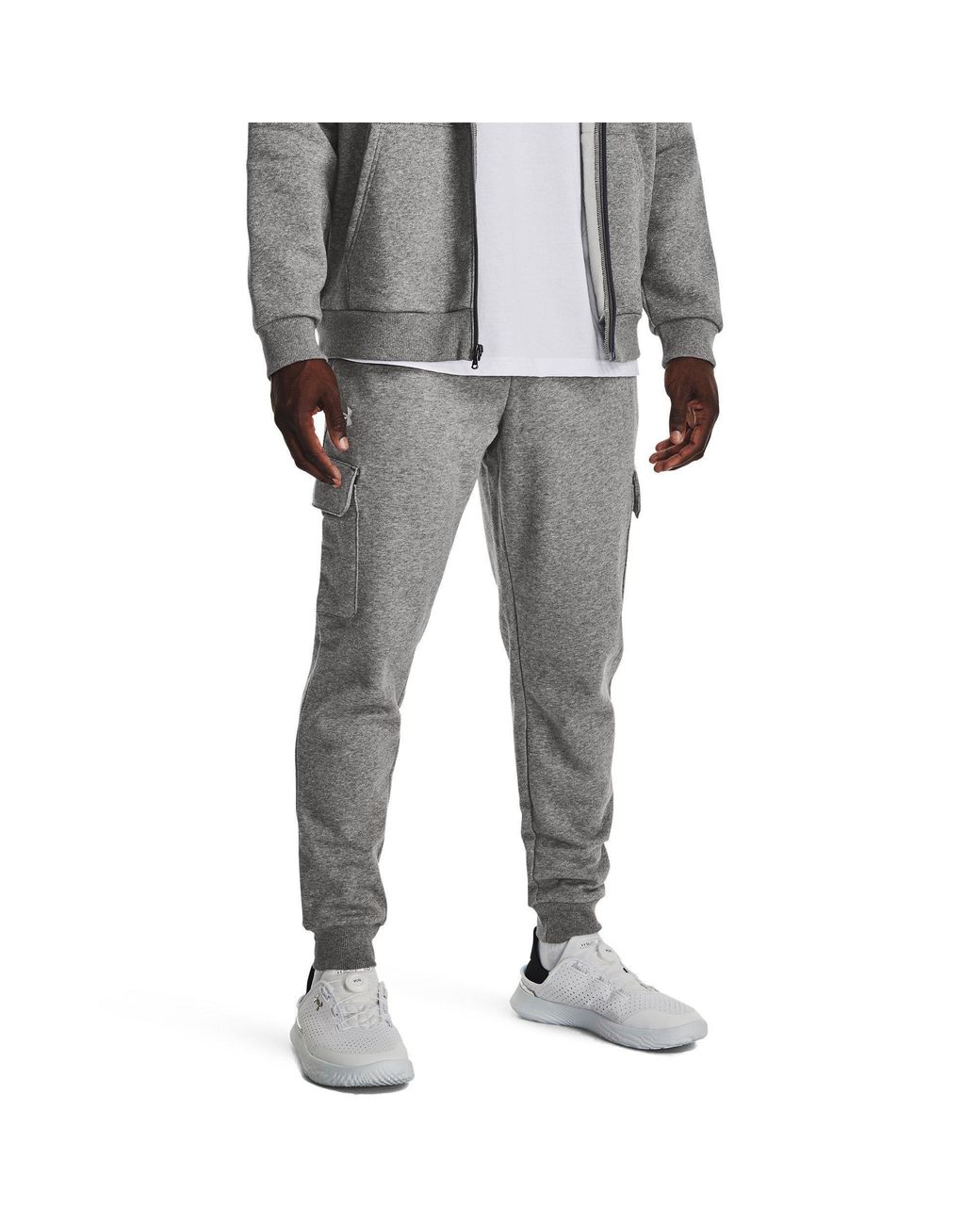 Under Armour Gray Ua Rival Fleece Joggers for men