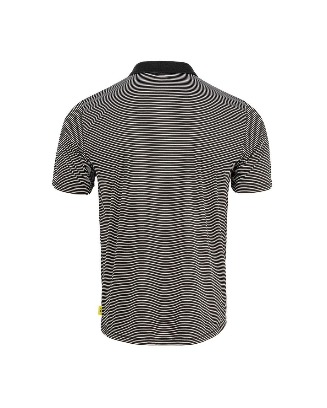 Slazenger 1881 Gray Micro Stripe Golf Polo Shirt for men