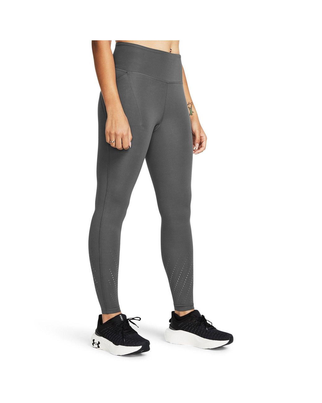 Under Armour Gray Launch Elite Performance Running Tights