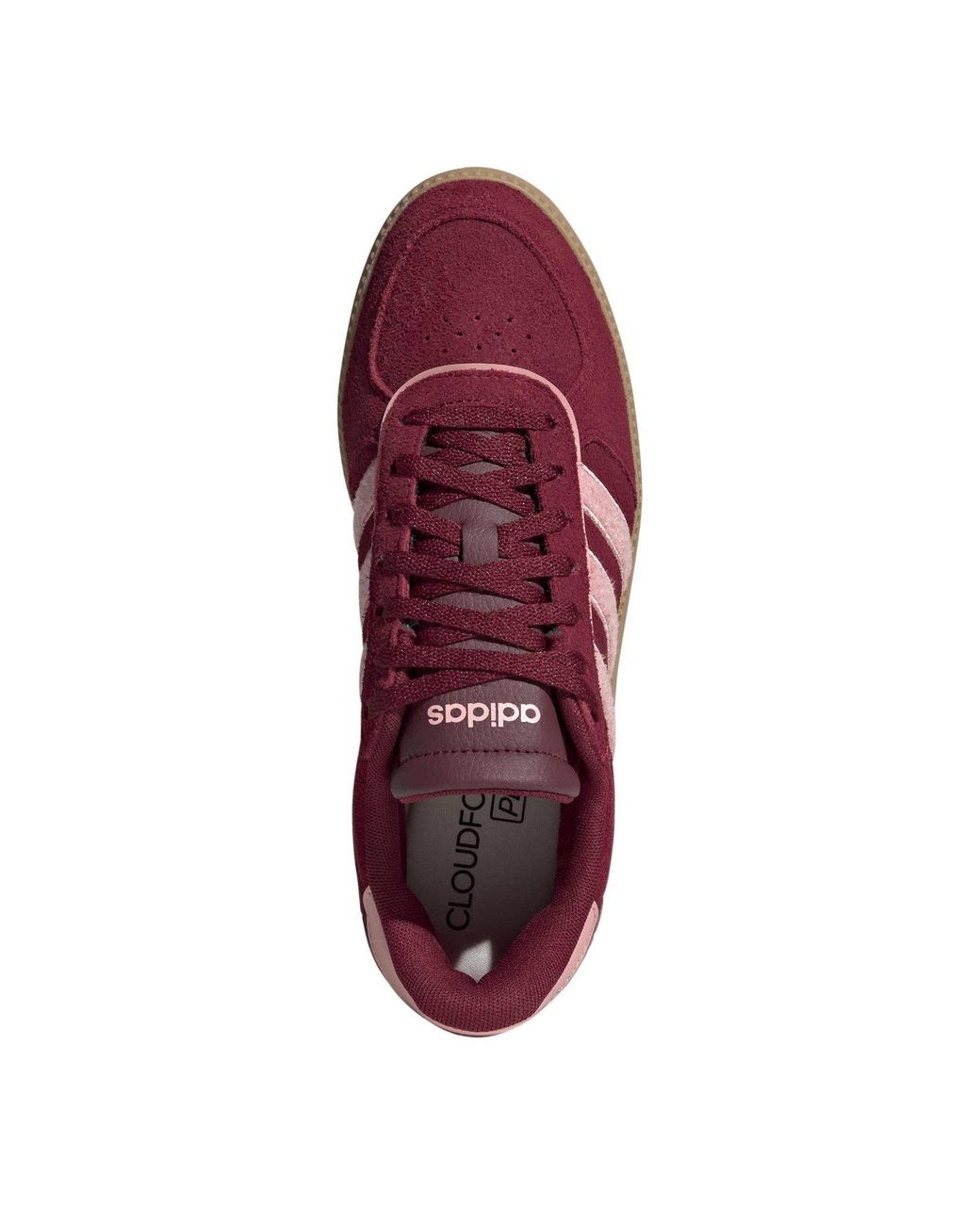 Adidas Red Breaknet Sleek Low-Top Trainers
