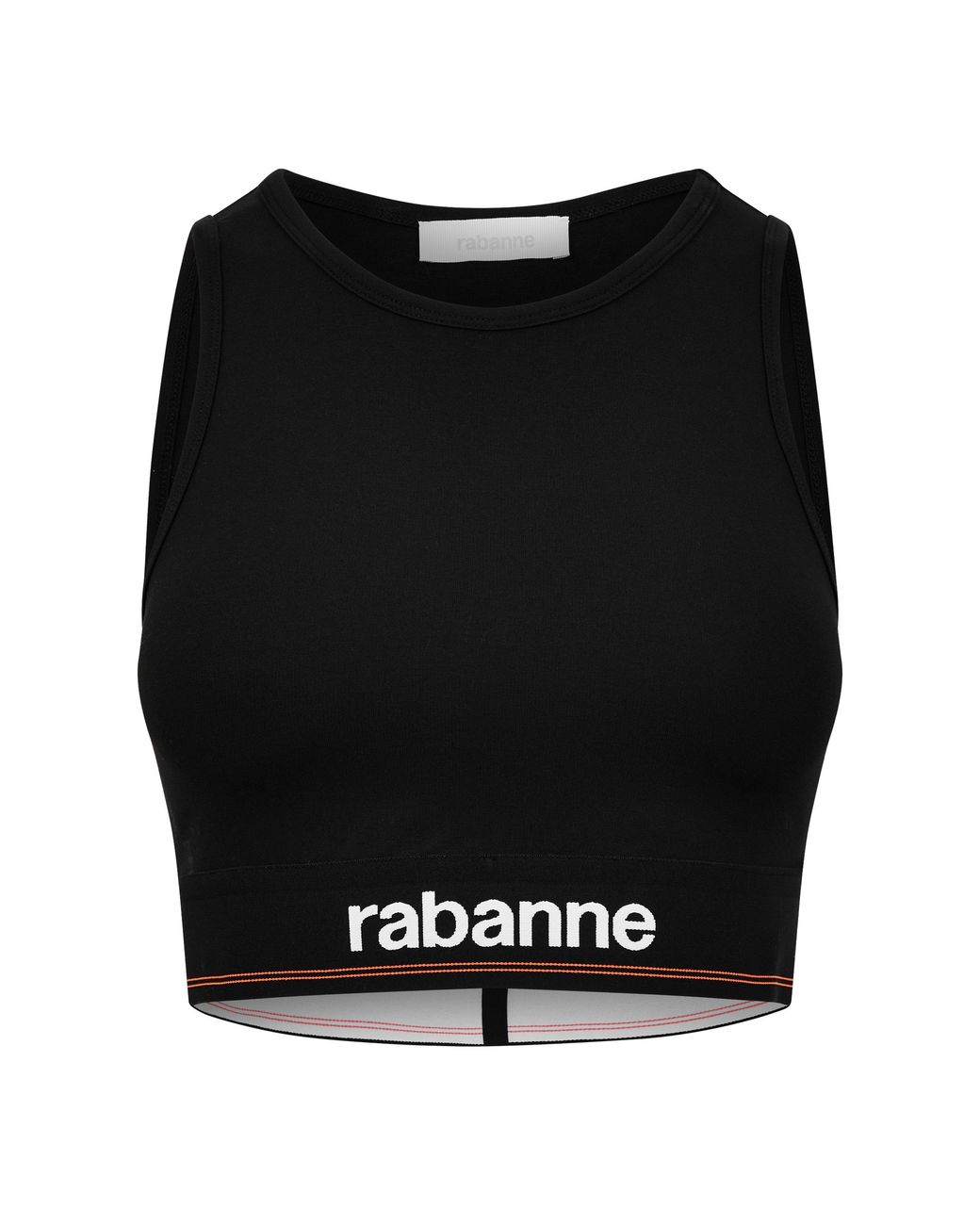 Rabanne Green Paco Logo Crop Vest Ld42