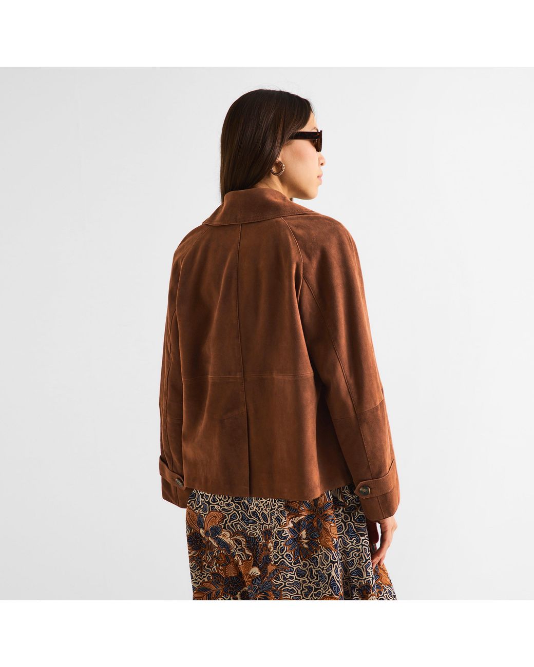 Weekend by Maxmara Brown Leather Jacket