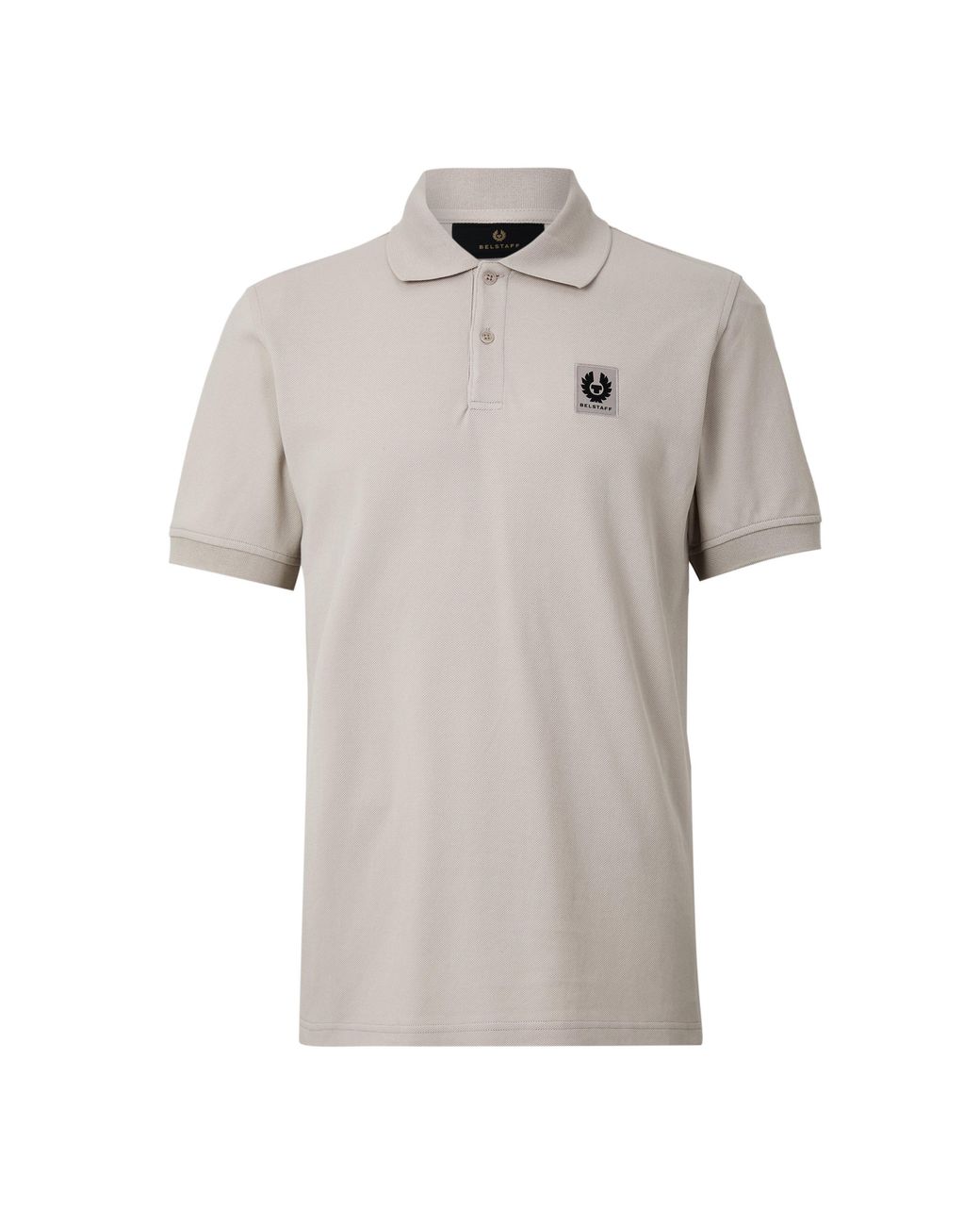 Belstaff Gray Cotton Pique Polo for men