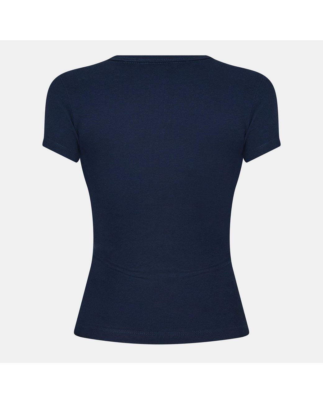 Tommy Hilfiger Blue Tj Badge Rib Regular Fit T-Shirt