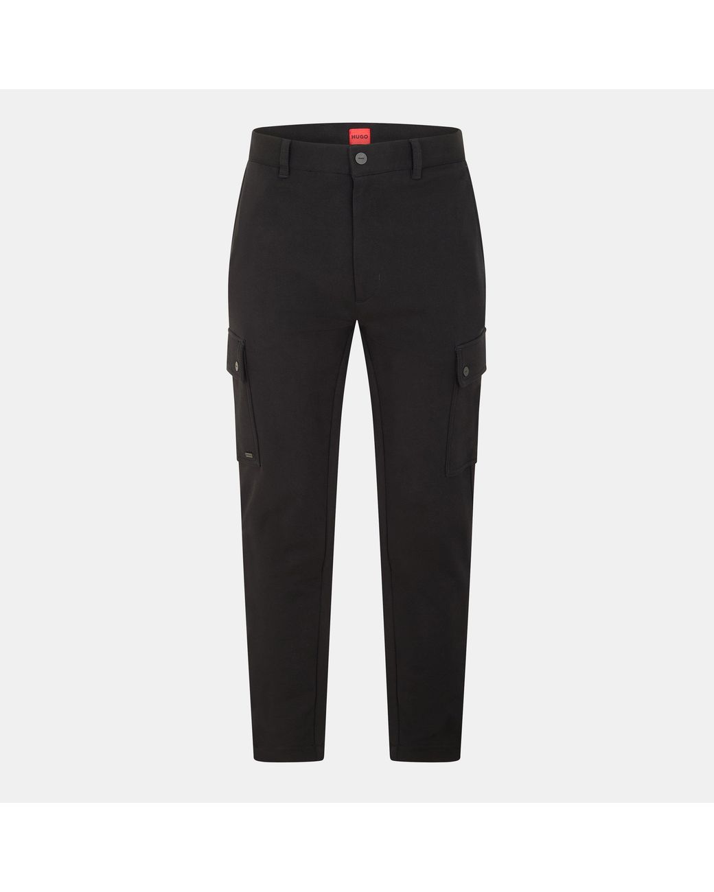 HUGO Black Glian223 Trousers for men