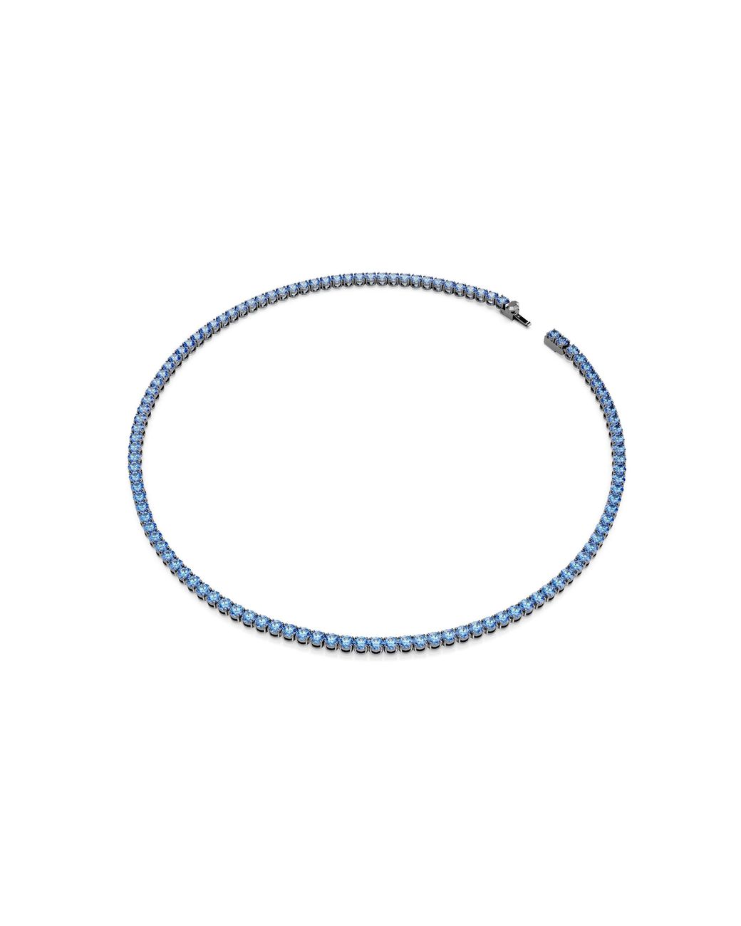 Swarovski Blue Matrix Choker Necklace