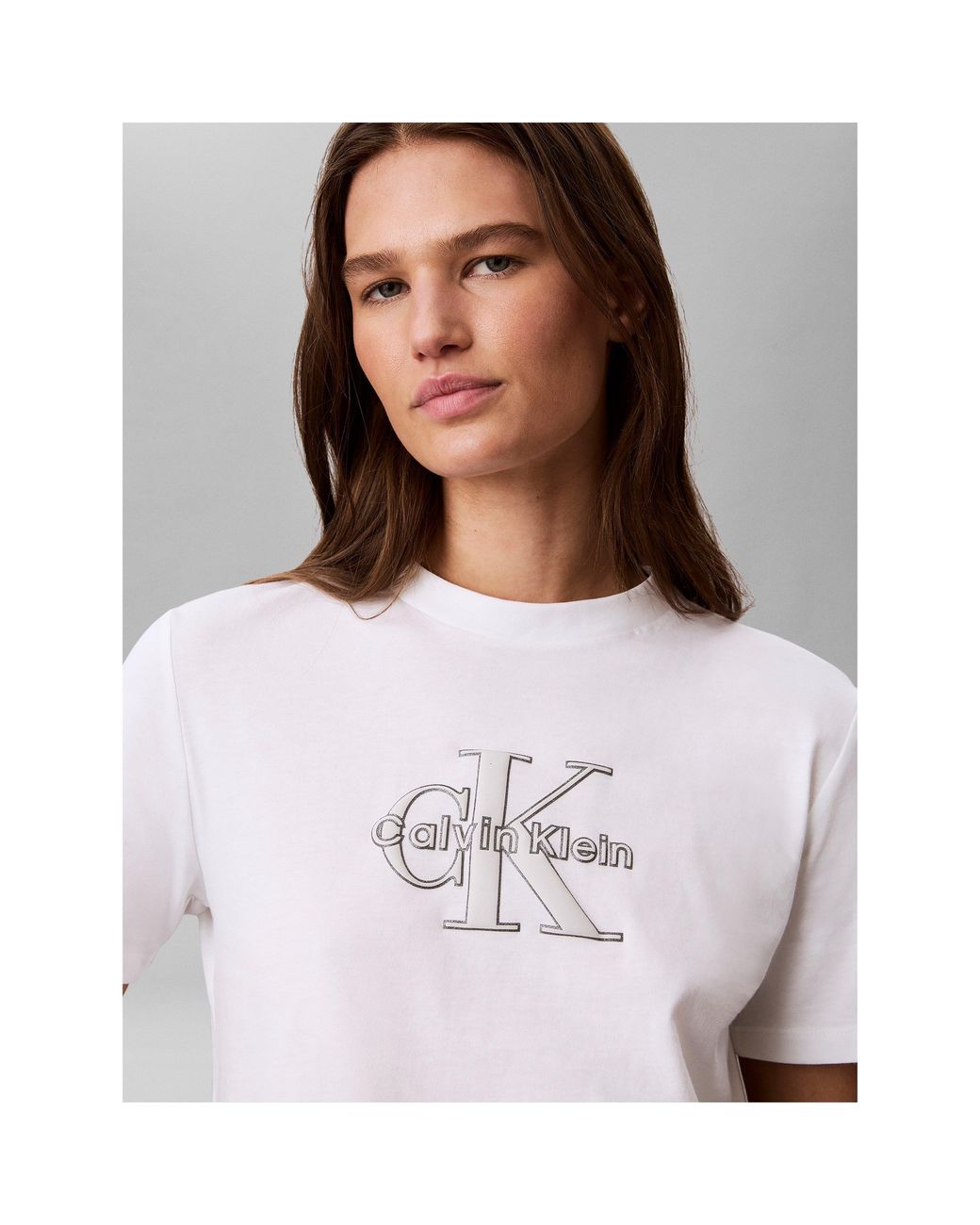 Calvin Klein White Logo T-Shirt