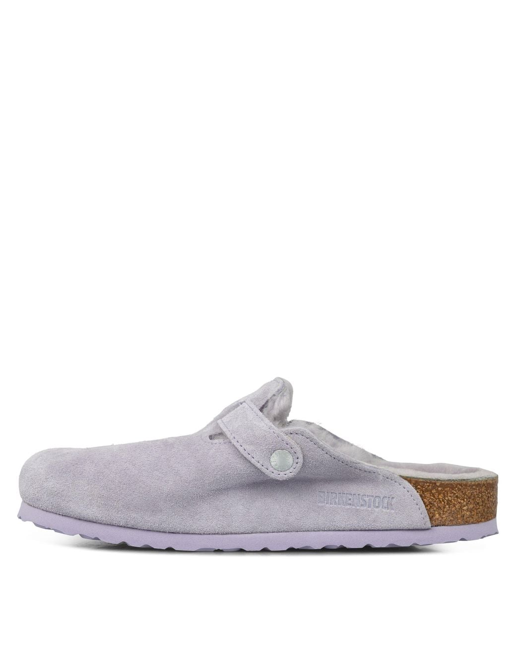 Birkenstock White Bstk Boston Shearlin