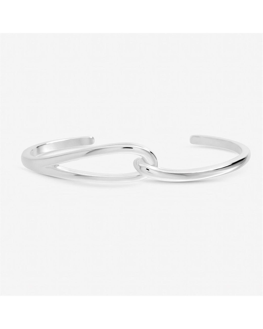 Inicio Metallic Sterling Plated Open Link Cuff