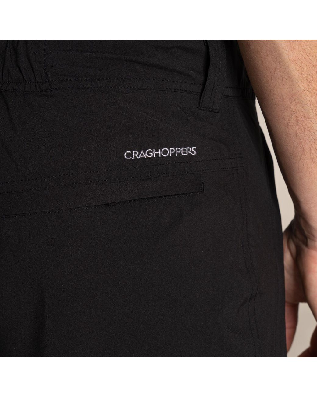 Craghoppers Black Indus Waterproof Trousers for men