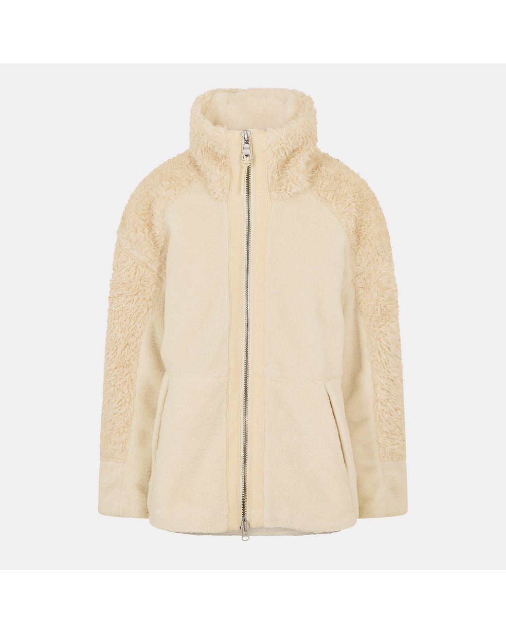 Napapijri Natural Napa Falkner Soft Textured Teddy Coat