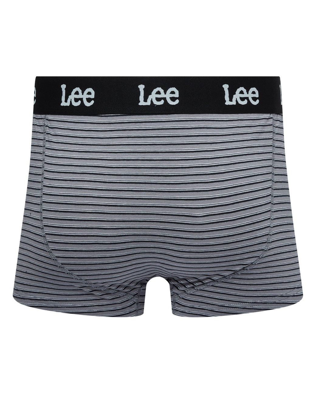 Lee Jeans Gray 3Pk Trunks Putney for men