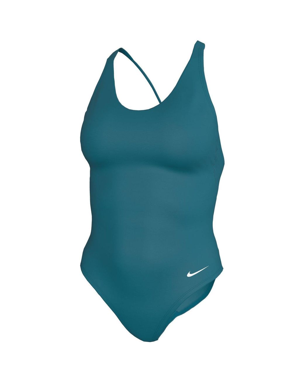 Nike Blue Swim Effortless Essential Swim Effortless Essential Scoop Neck One Piece