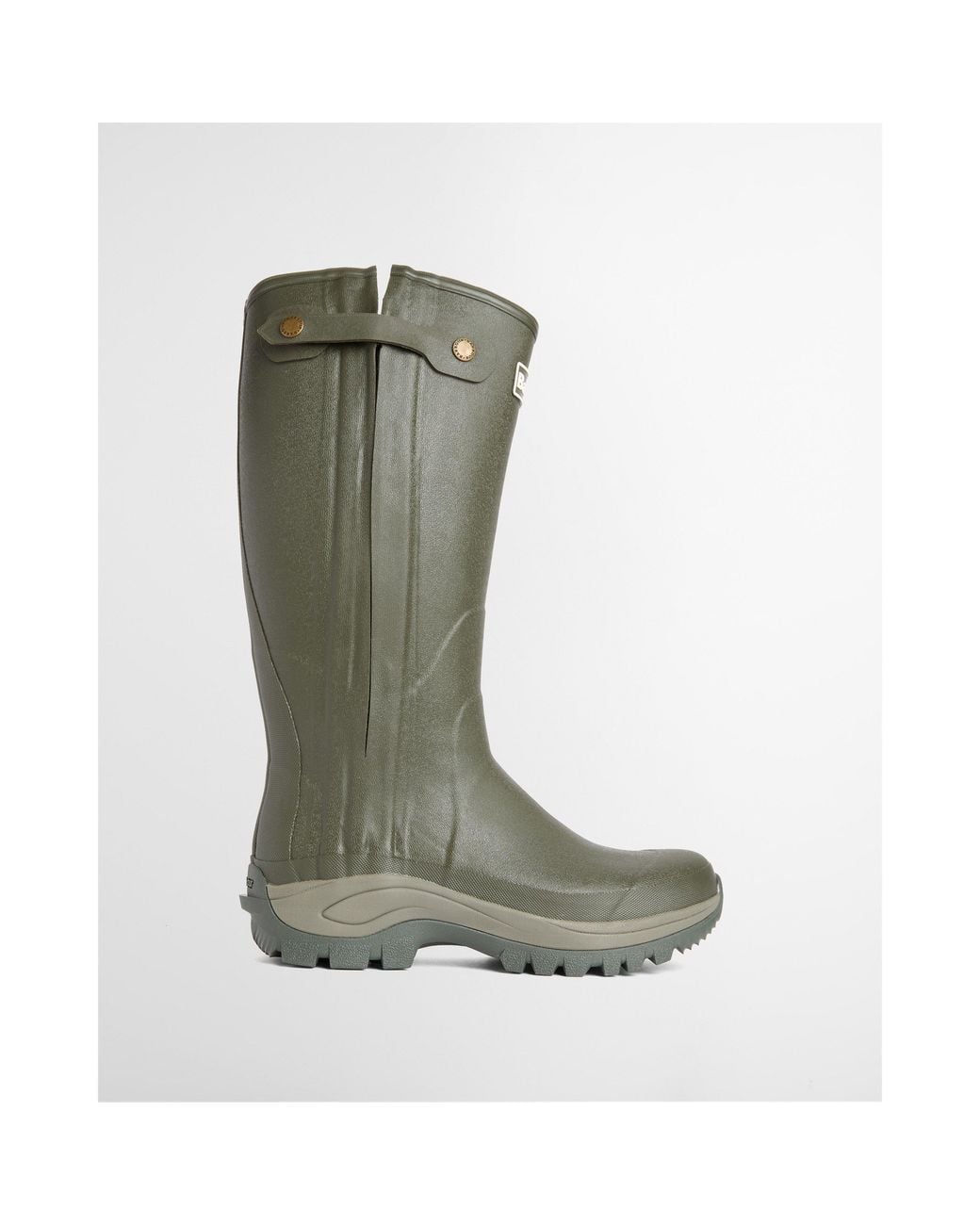 Barbour Green Teesdale Tall Wellingtons for men