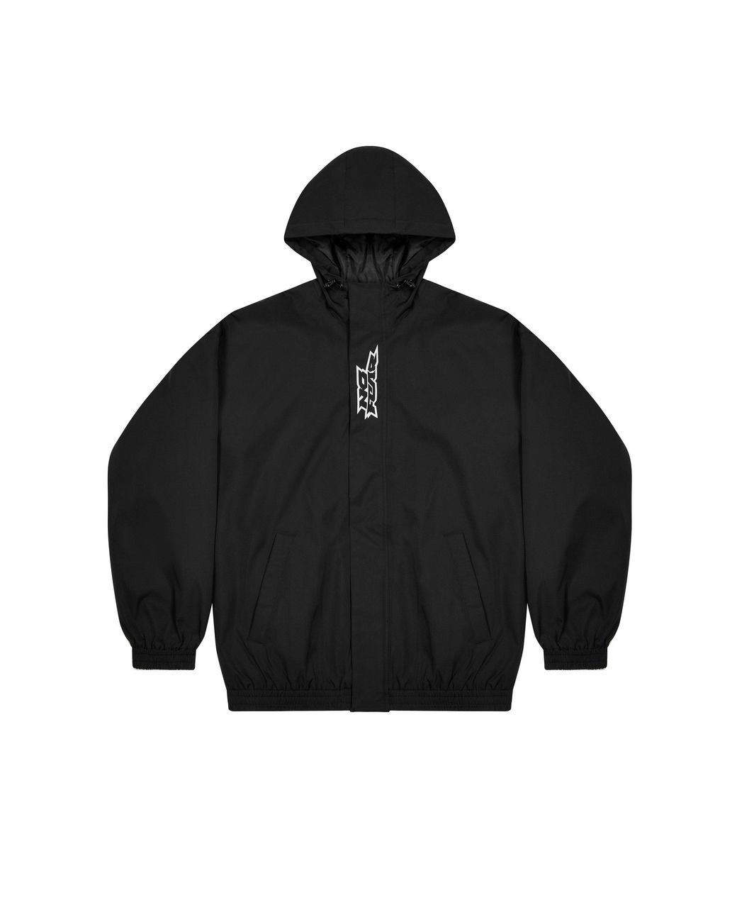 No Fear Black Oversized Ski Jacket for men