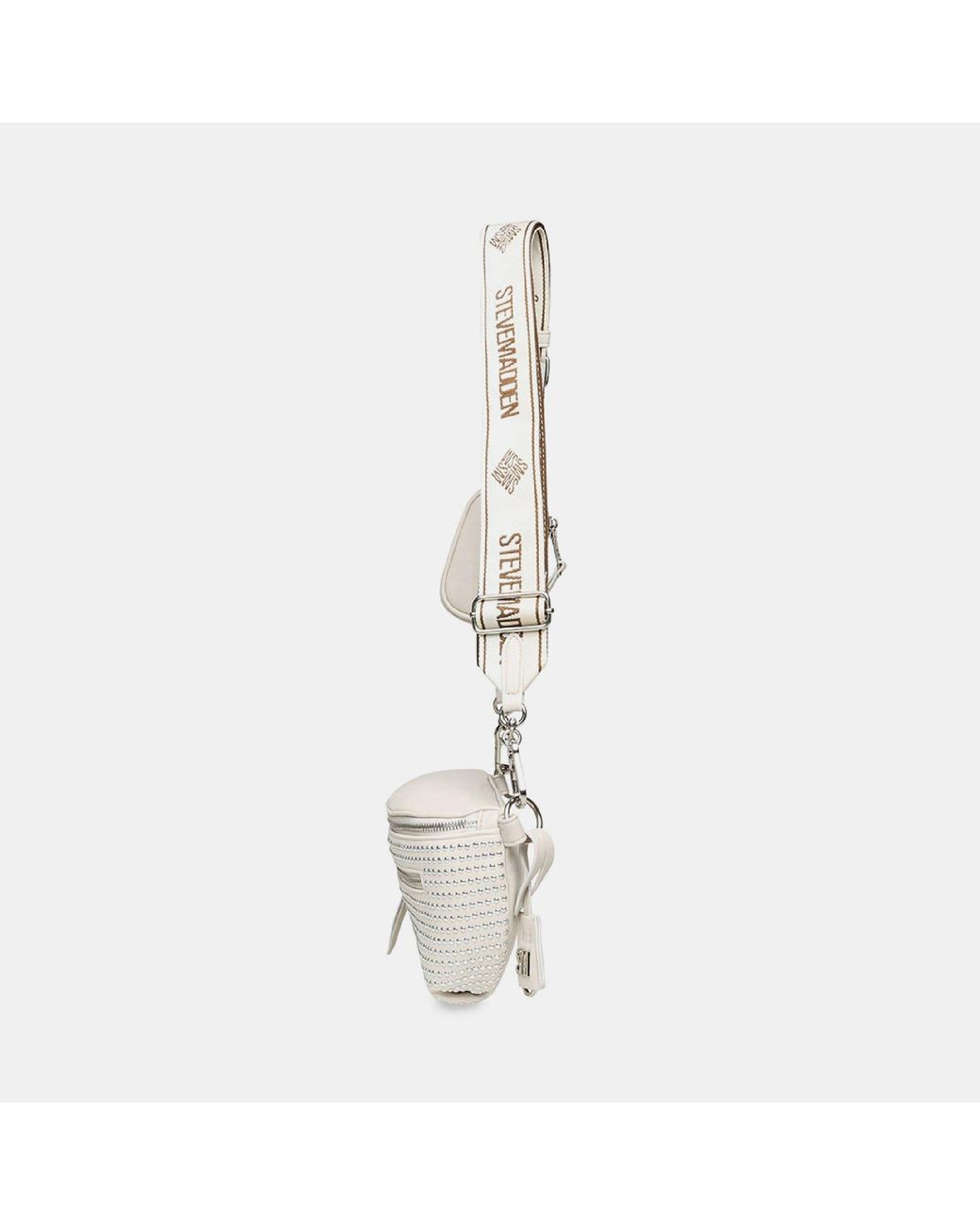 Steve Madden White Bclarkes Crossbody Bag