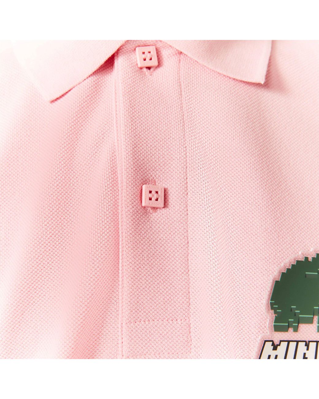 Lacoste Pink Minecraft Polo Shirt for men
