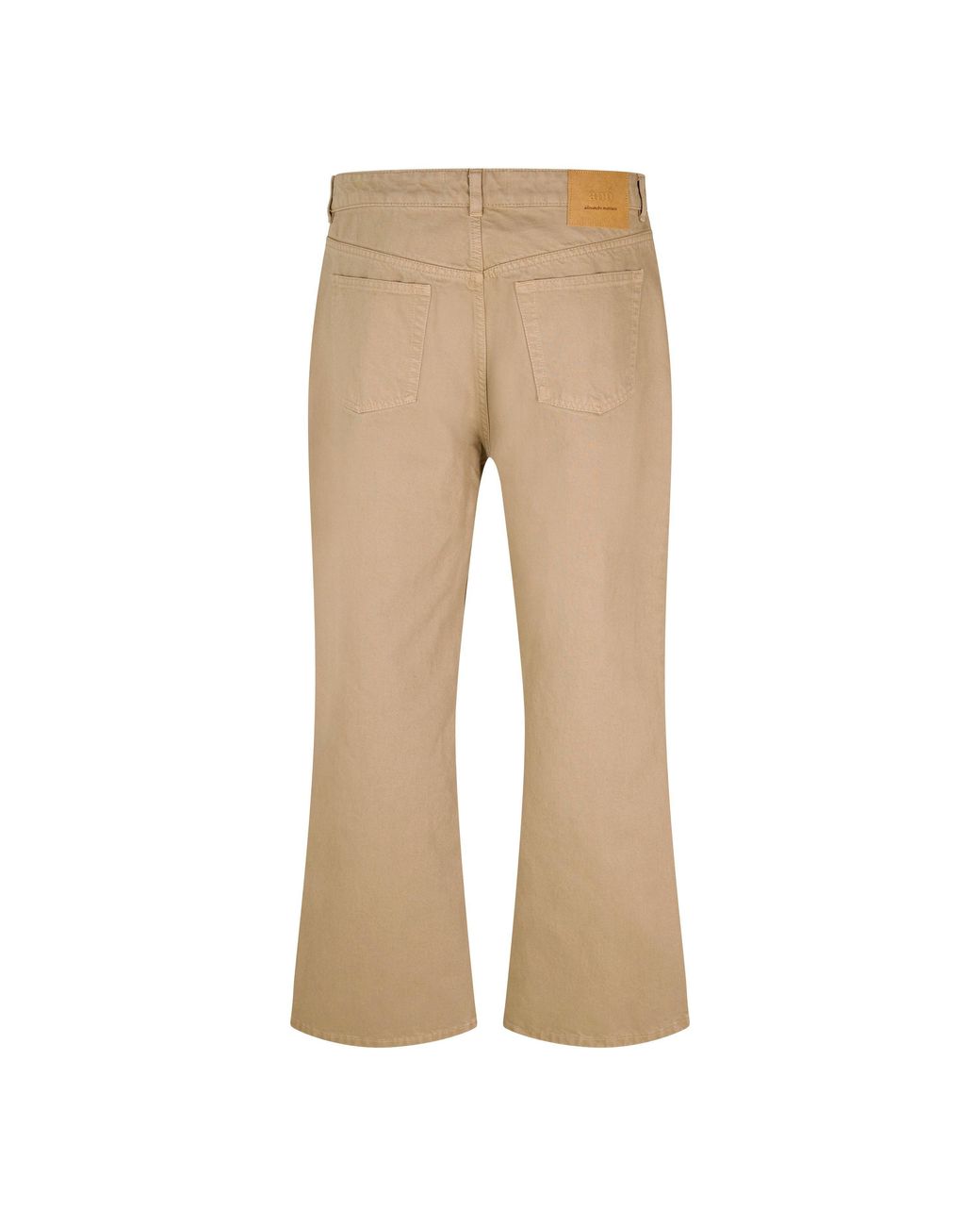 AMI Natural Straight Leg Trousers for men