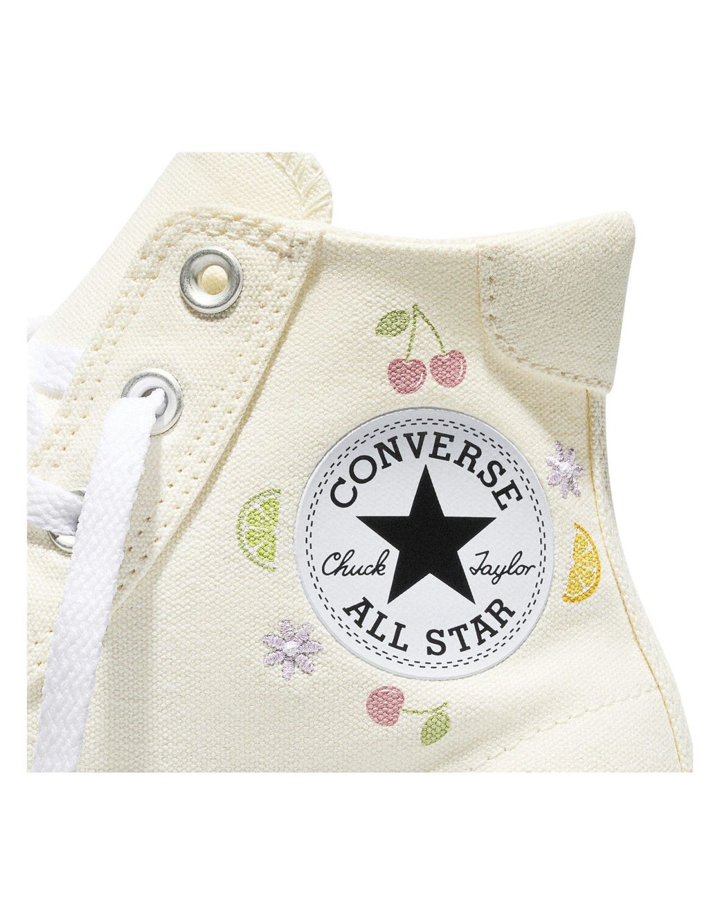 Converse White Day One Pit Canvas High-Top Trainers